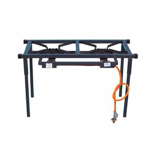 2 burner gas boiling table