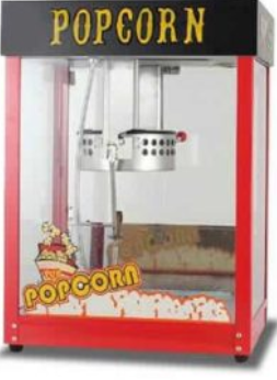 gas popcorn machine